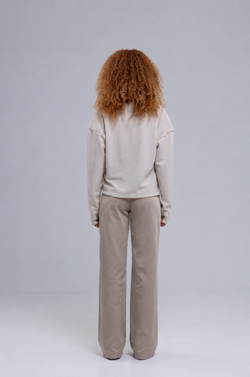 Wide-Leg Woven Cotton Laced Pants