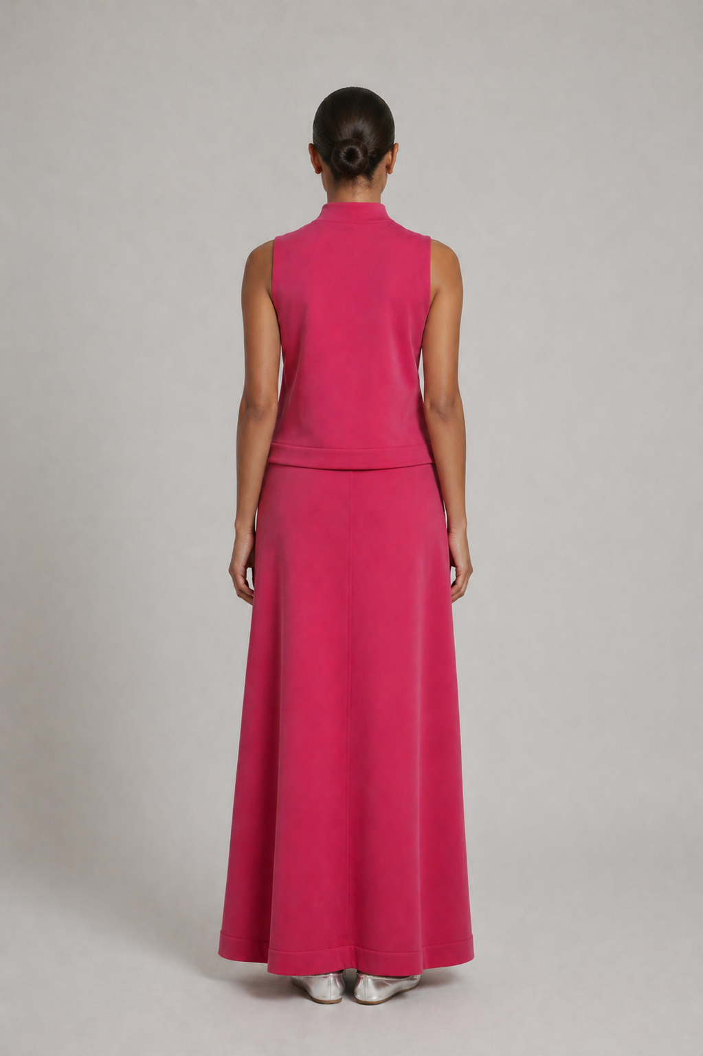 Cotton A-Line Skirt Ensemble