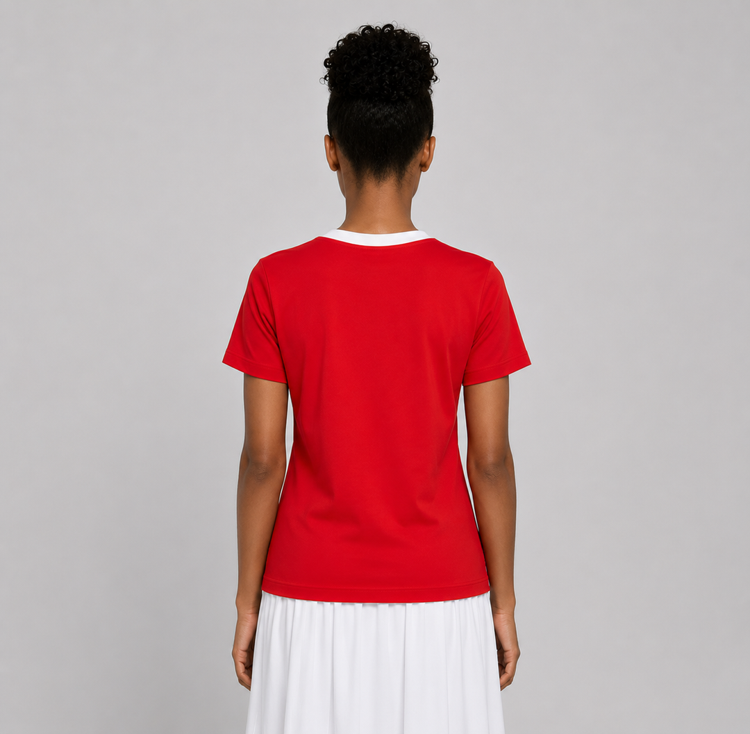 Crew-Neck Cotton Elastane T-Shirt