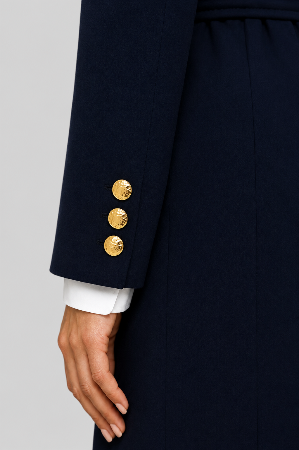 Classic Double-Breasted Coat