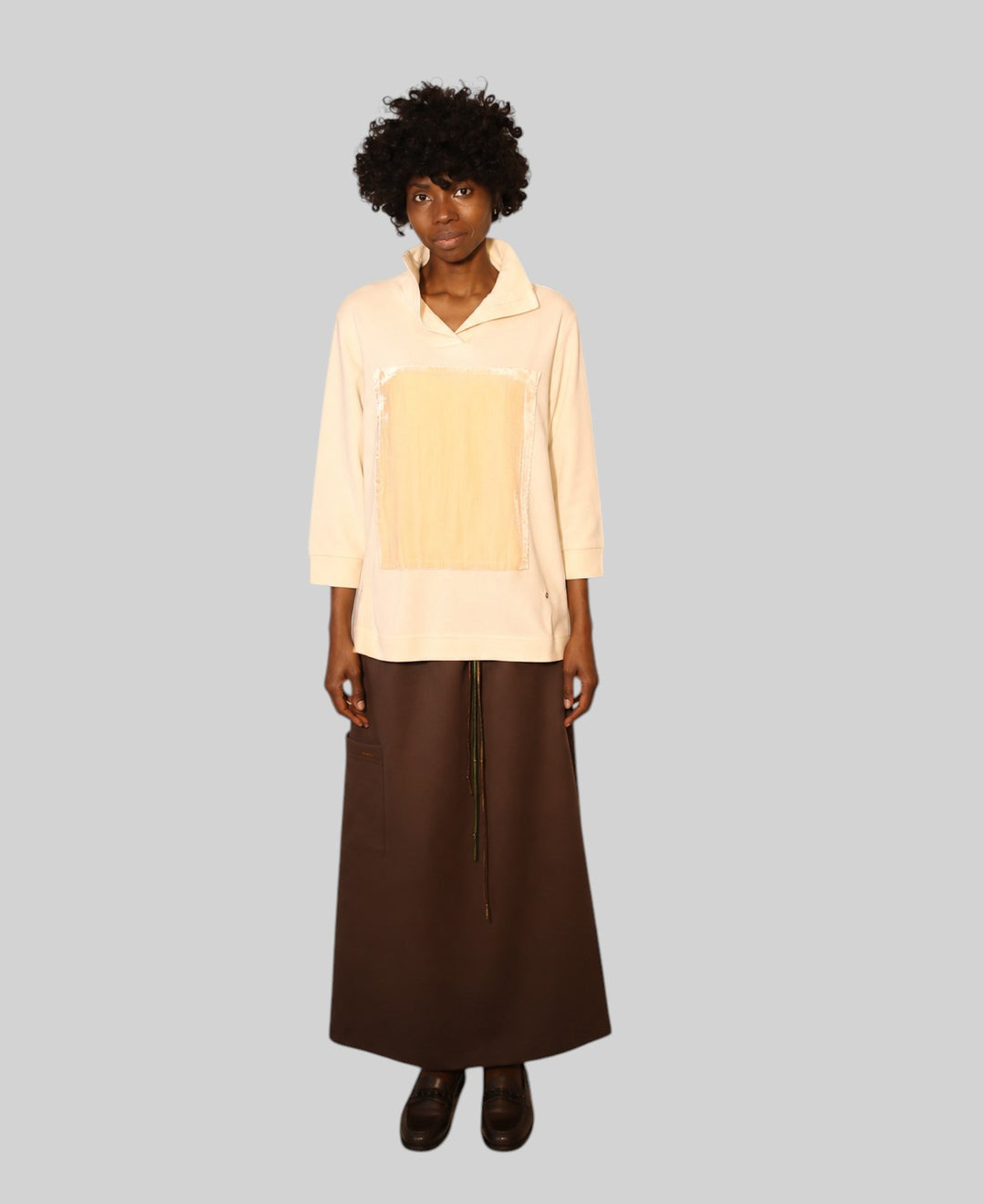 Heavy Cotton Spandex Cargo Skirt