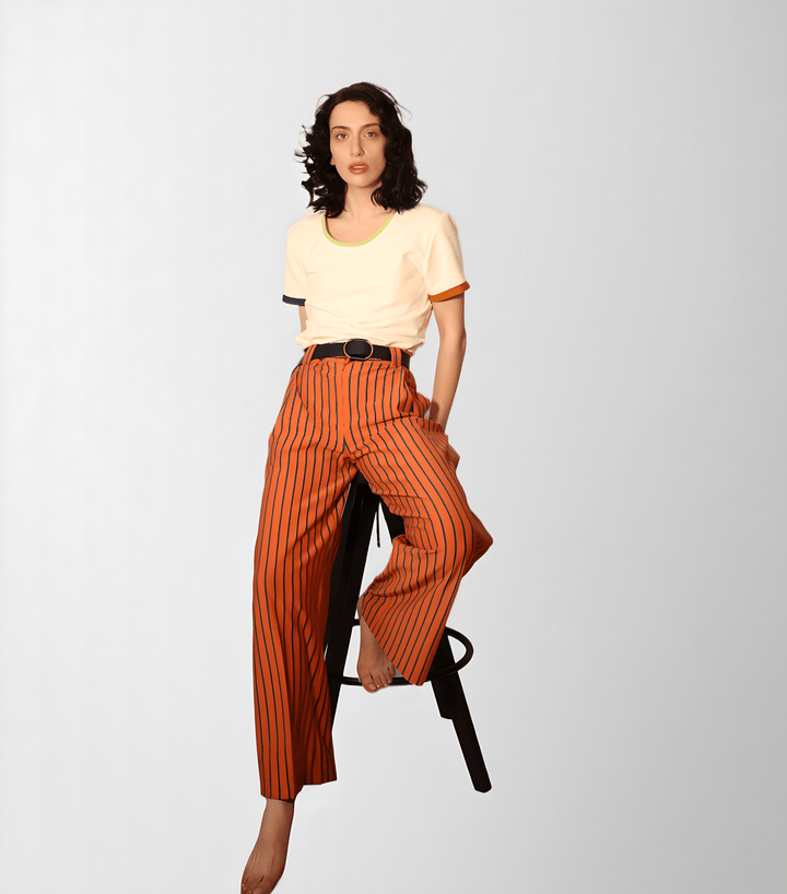 French Terry Cotton Spandex T-Shirt