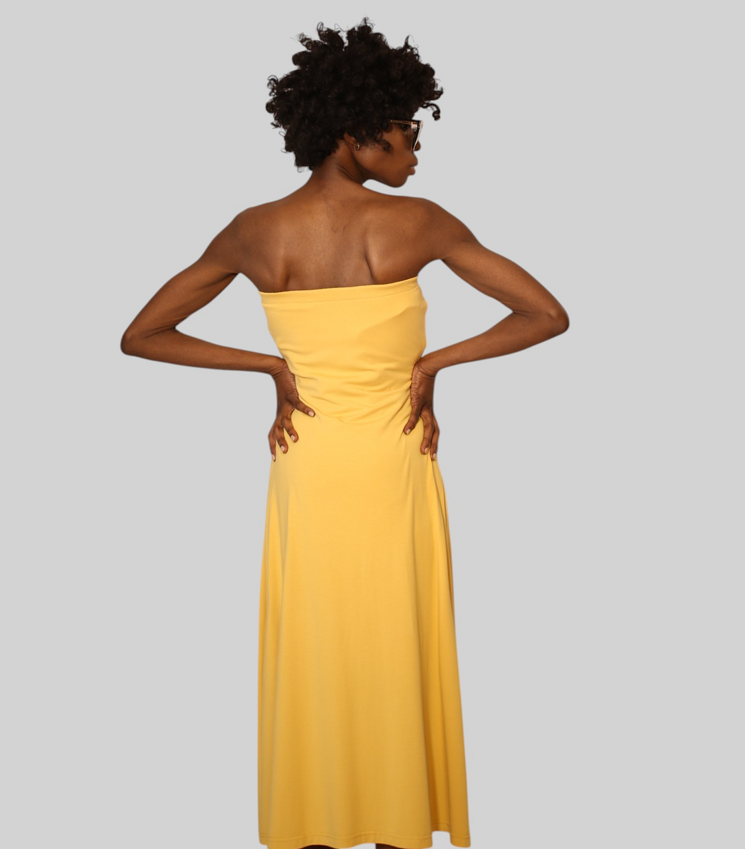 Organic Cotton Strapless Dress