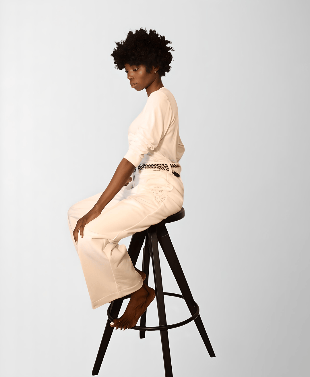 Hemp Spandex French Terry Blouse
