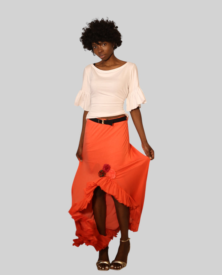 Soft Bamboo Cotton Jersey Skirt