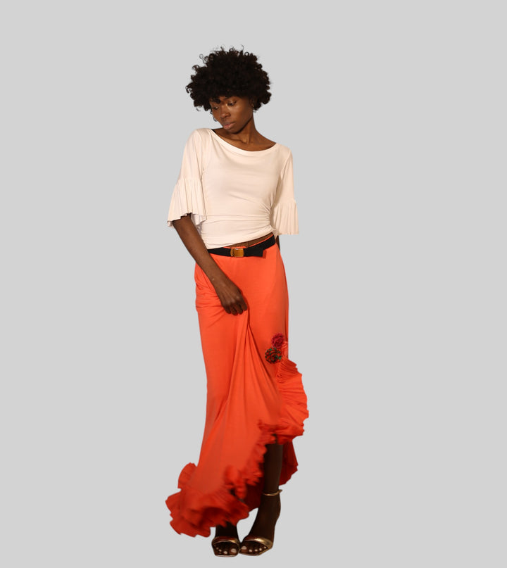 Soft Bamboo Cotton Jersey Skirt