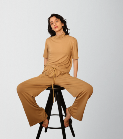 Luxe bamboo cotton jersey outfit