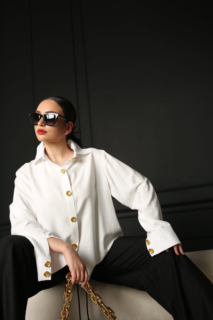 Natural Silk Linen Shirt