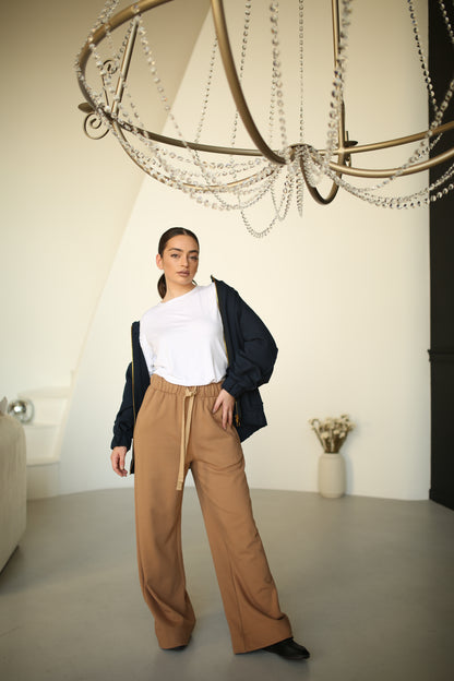 Hemp spandex french terry pants