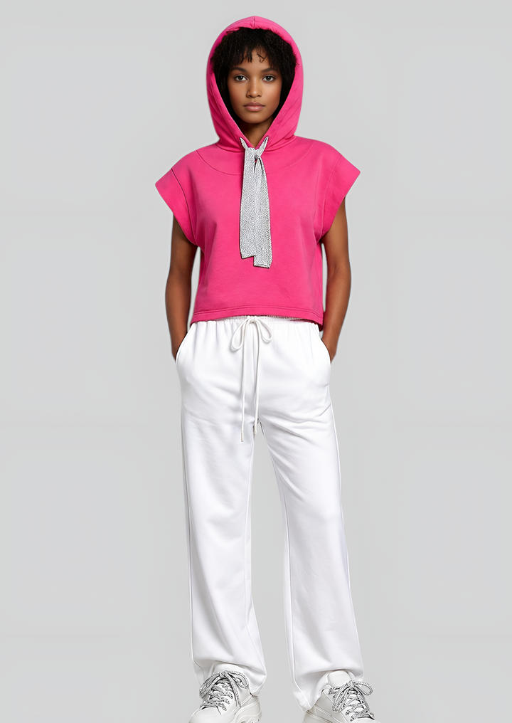 Cropped Hoodie Pullover