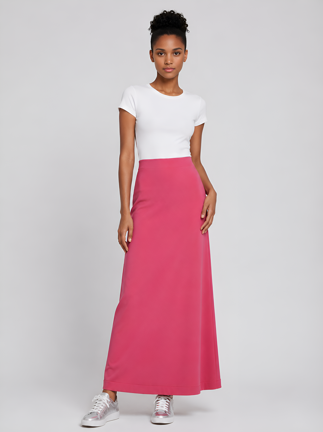 Cotton A-Line Skirt