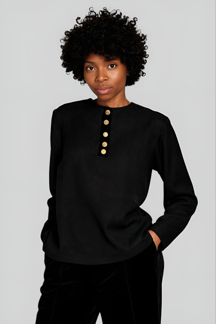 Lightweight Wool Blouse