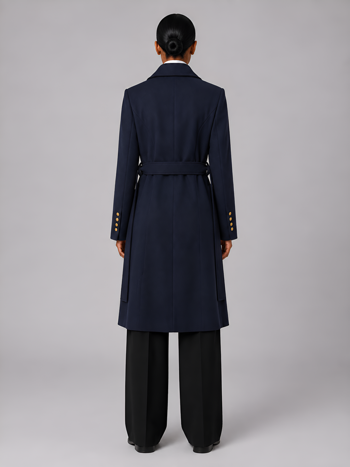 Classic Double-Breasted Coat