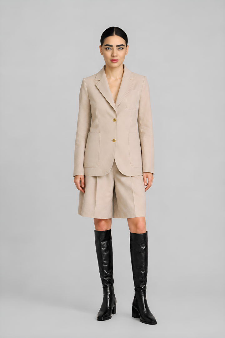 Tailored Blazer & Bermuda Ensemble