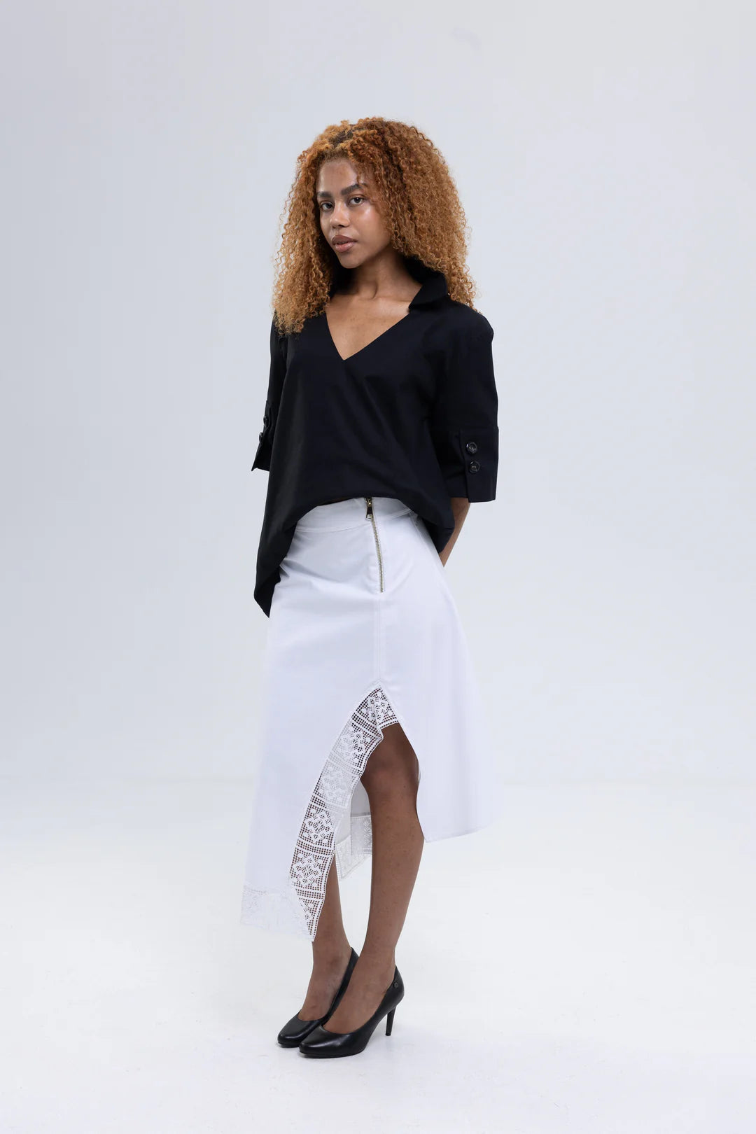 Soft Cotton Canvas Skirt