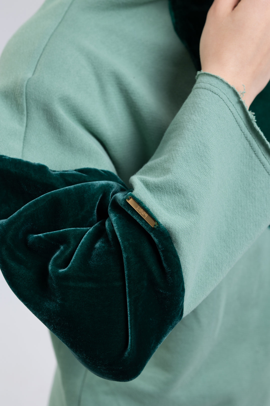 Organic Cotton Silk Velvet Panel Lounge Outfit