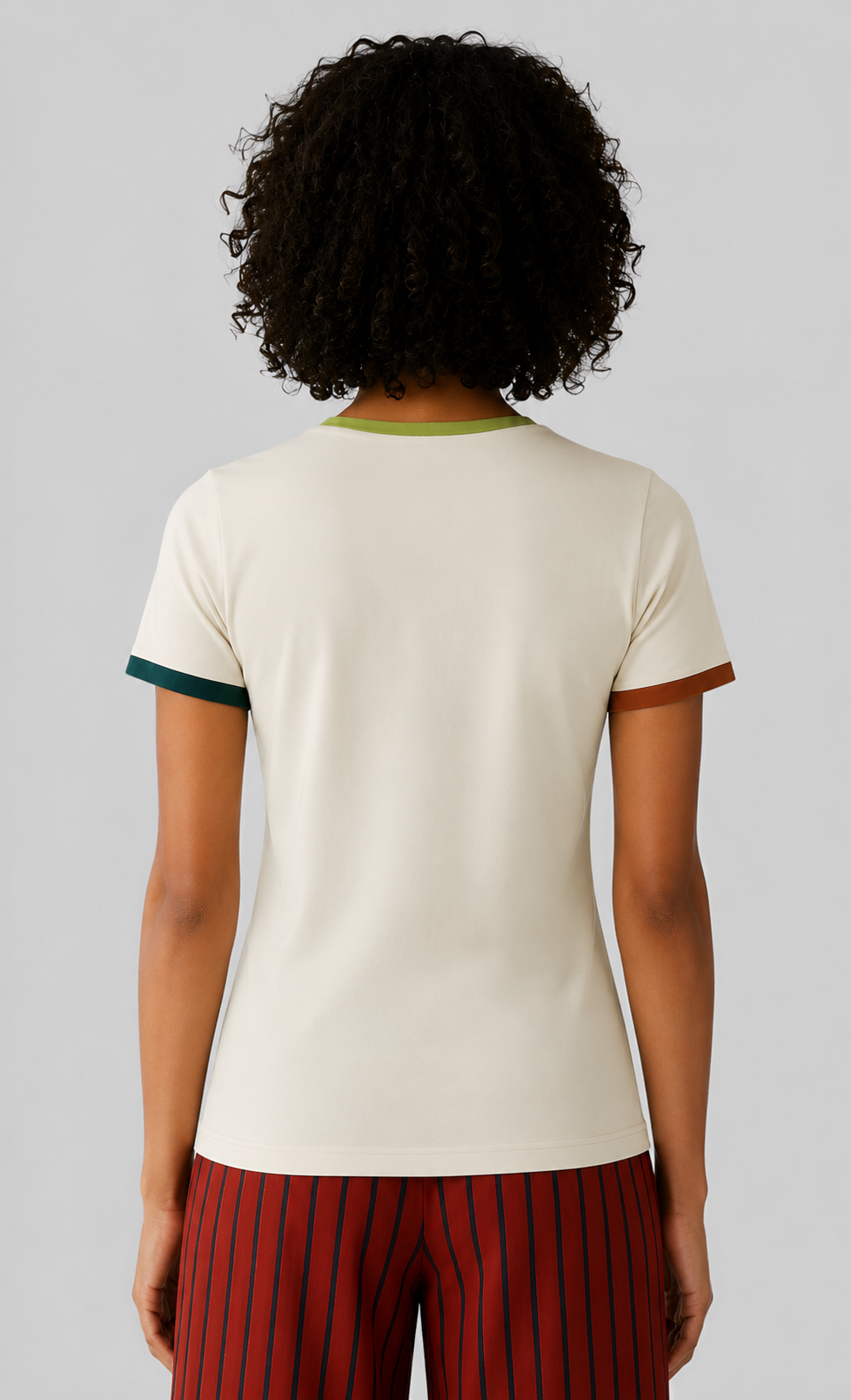 French Terry Cotton Spandex T-Shirt