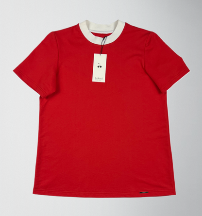 French terry cotton elastane T-shirt