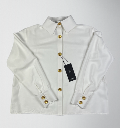 Natural silk linen elegant shirt