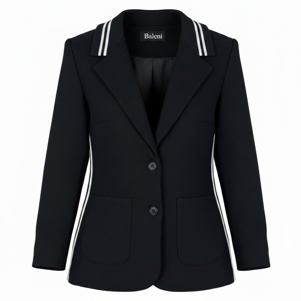Ribbed Virgin Cotton Heavy Blazer