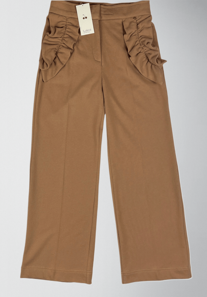 Wide-Leg Bamboo Cotton Jersey Pants