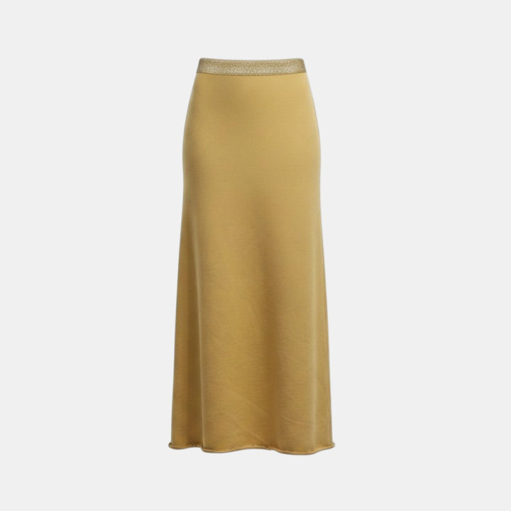 Cotton A-Line Skirt & Oversized Blouse