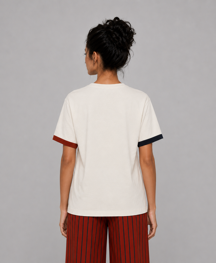 French Terry Cotton Spandex T-Shirt