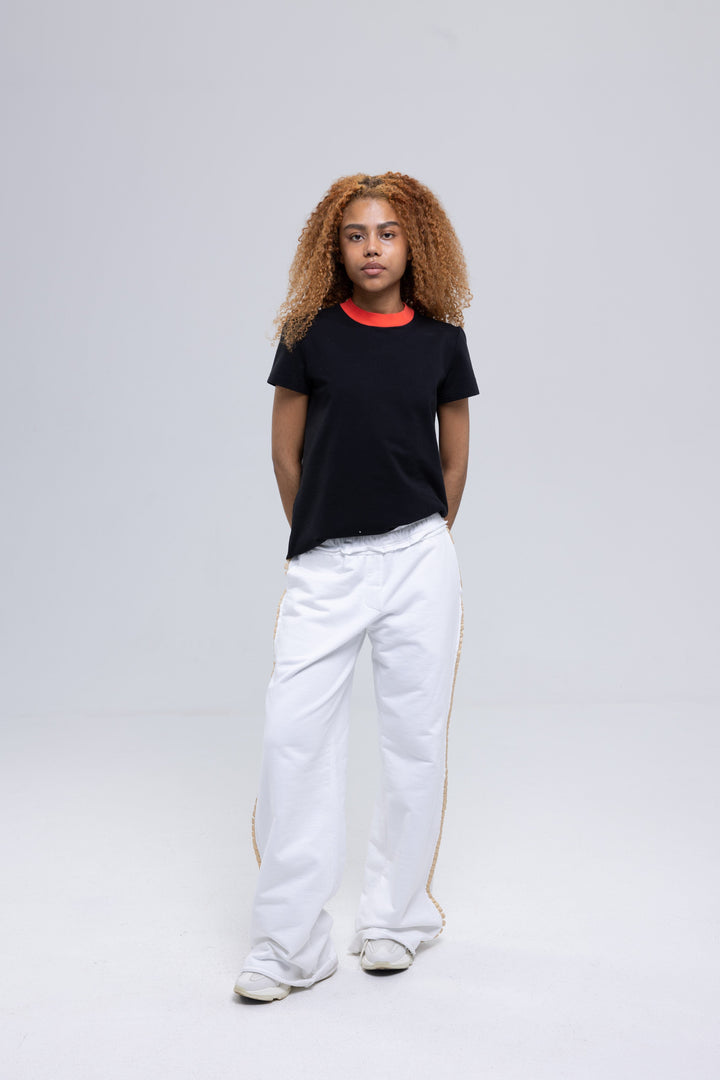 Black relaxed fit t-shirt made in Armenia