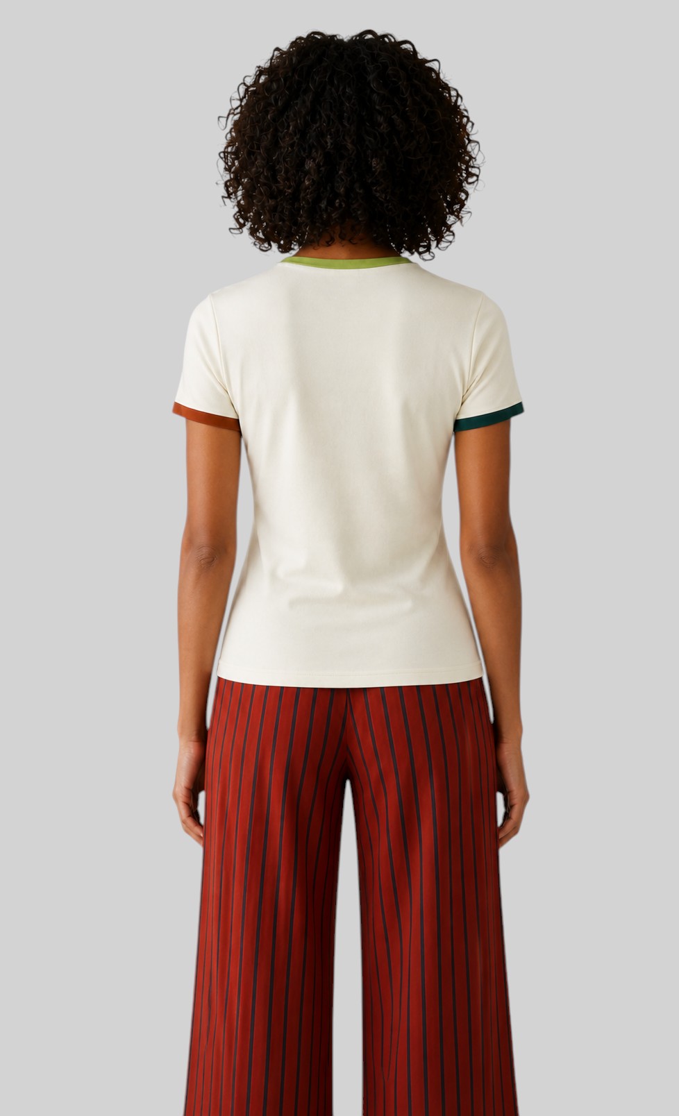 French Terry Cotton Spandex T-Shirt