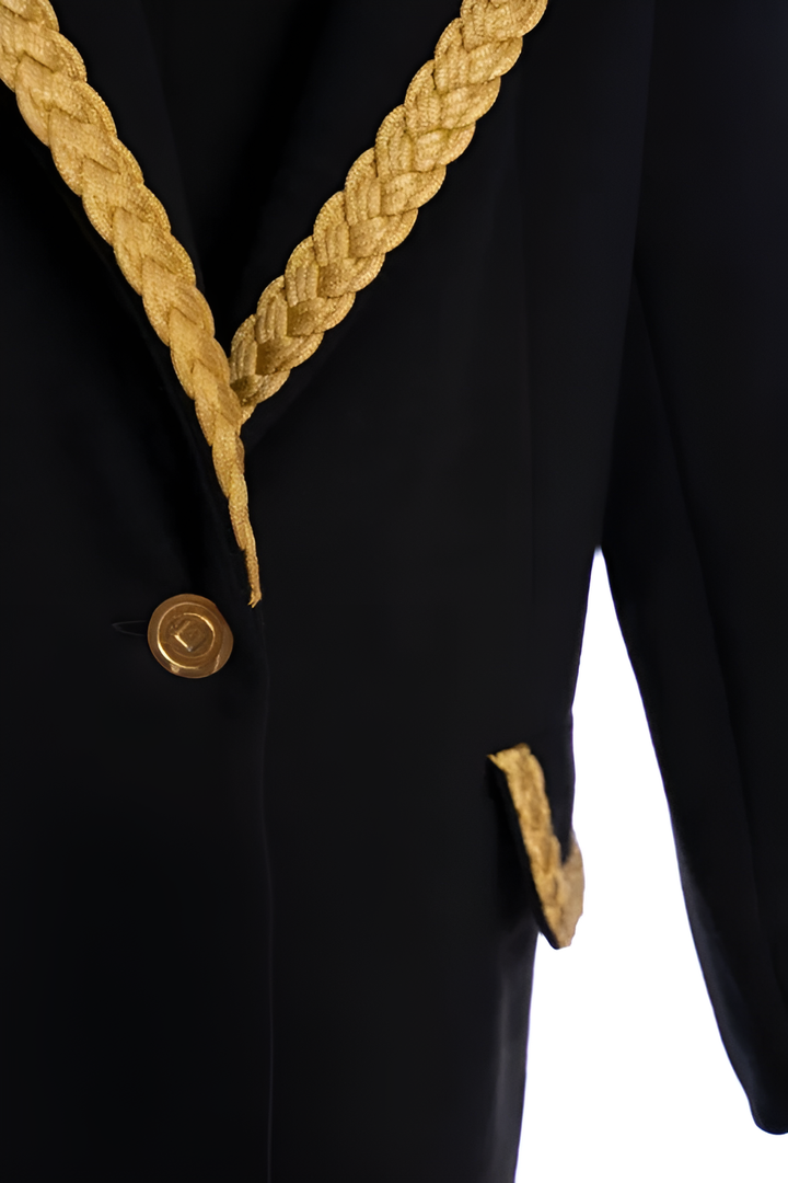 Single-Breasted Virgin Cotton Heavy Blazer