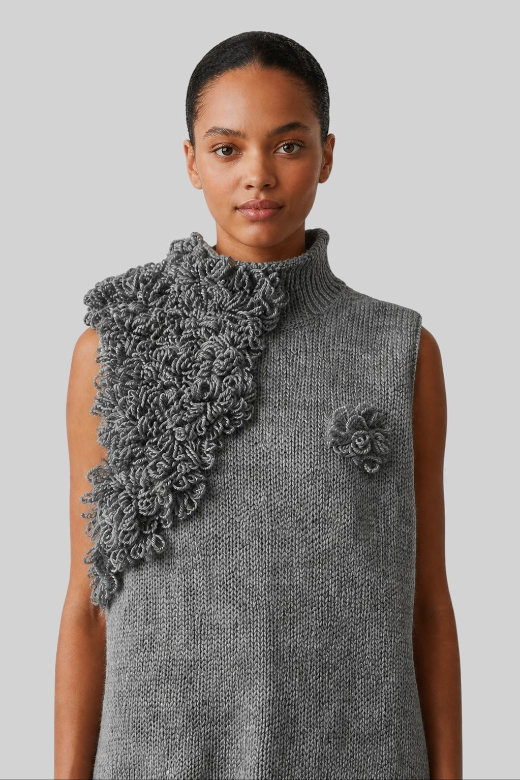 Handmade Knitted Merino Wool Raglan Top