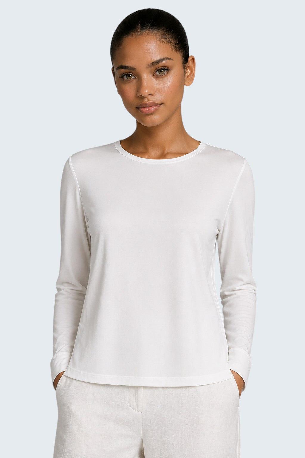 Hemp Spandex French Terry Blouse