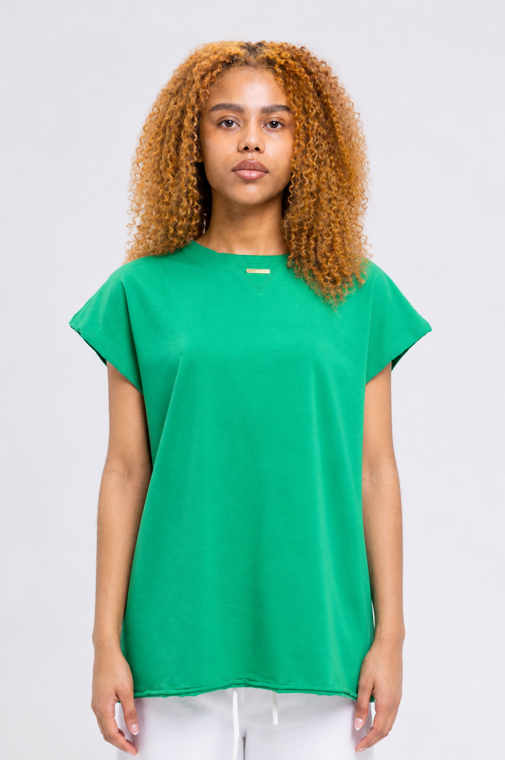 French Terry Cotton Elastane T-Shirt