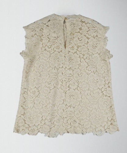 Pure cotton thick luxury lace blouse