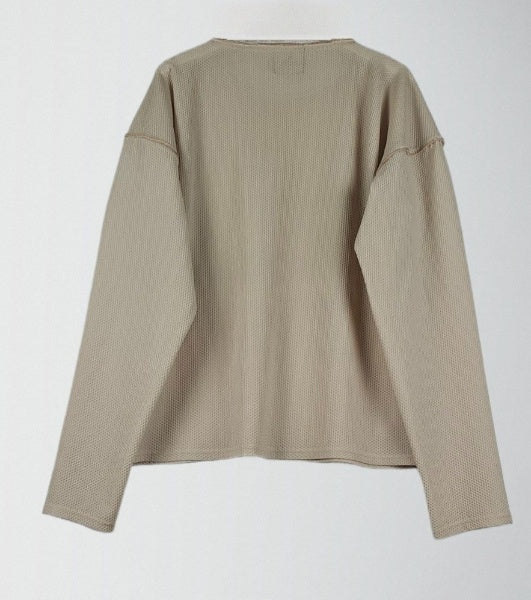 Mesh organic cotton blouse with silk velvet trimmings