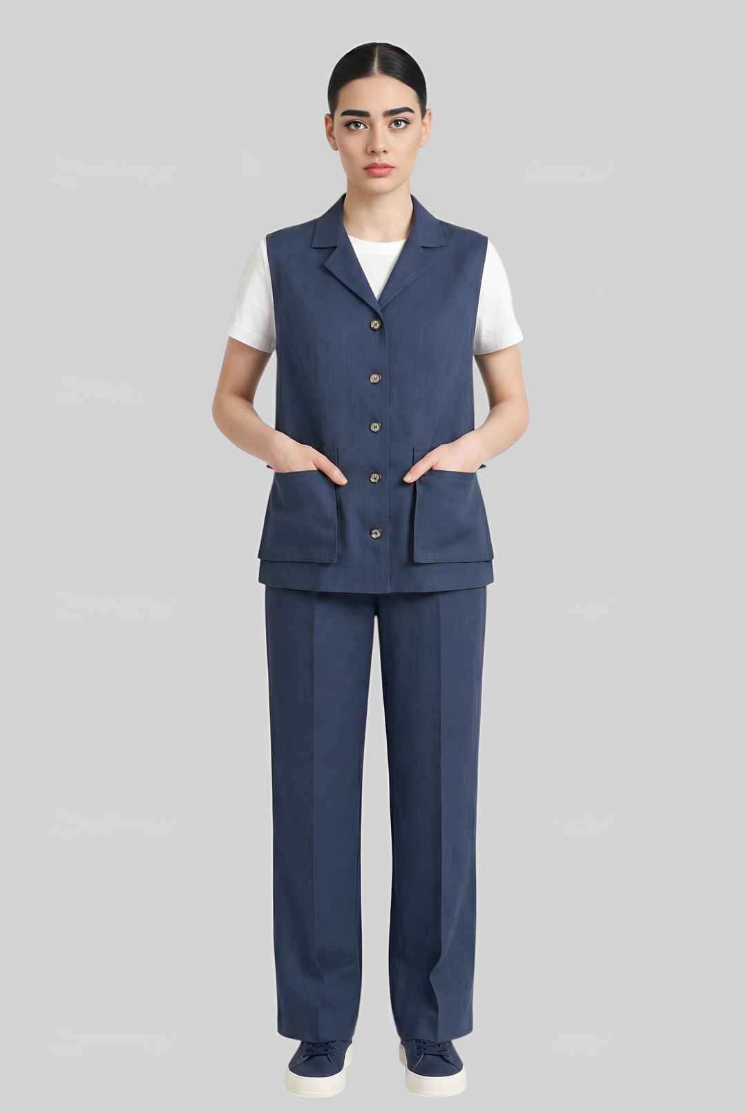 Linen Vest Outfit