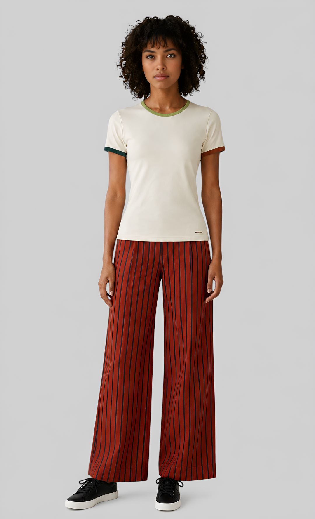 French Terry Cotton Spandex T-Shirt