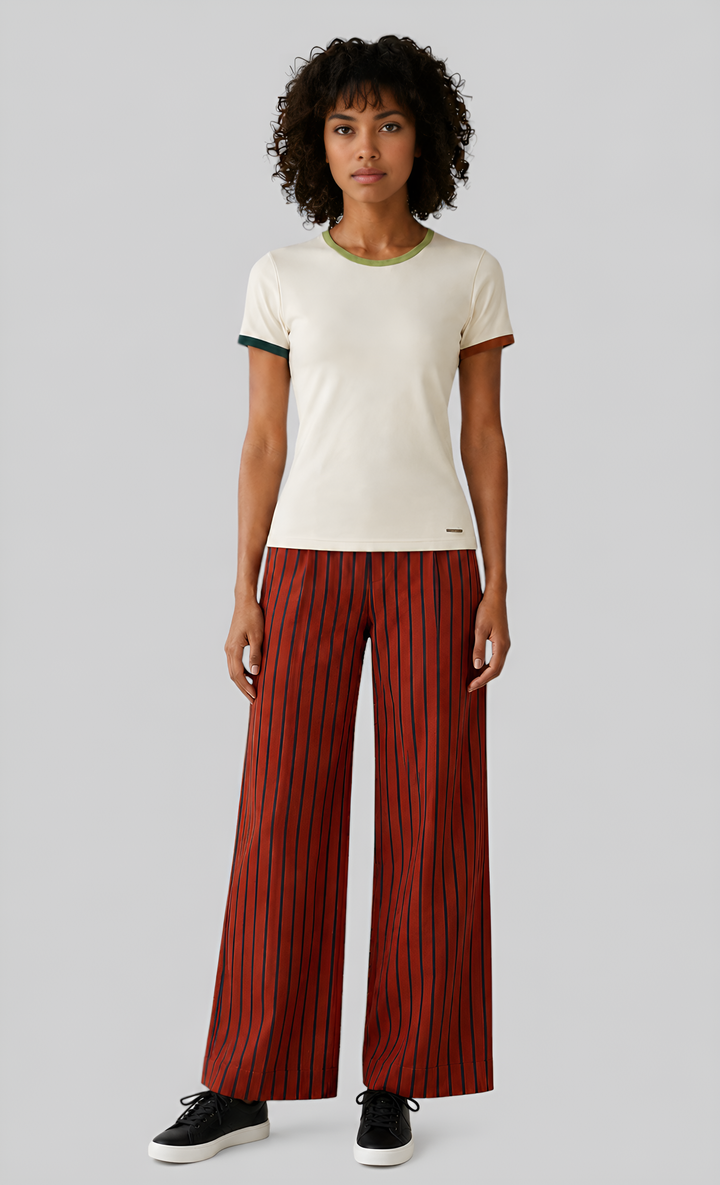 French Terry Cotton Spandex T-Shirt