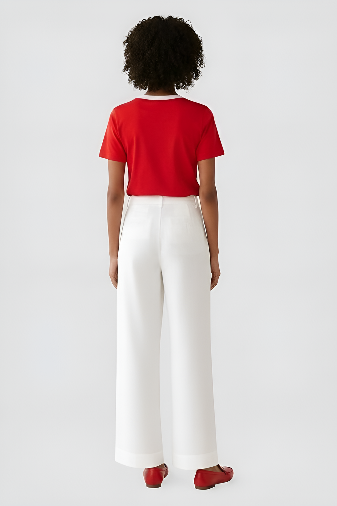 Wide-Leg Tailored Linen Trousers