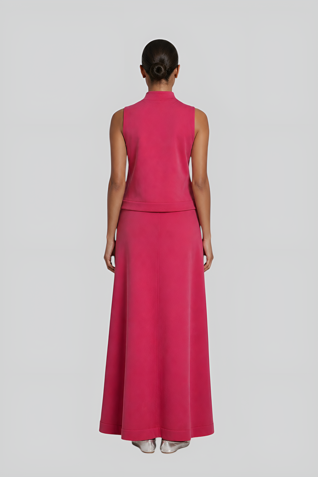 Cotton A-Line Skirt Ensemble