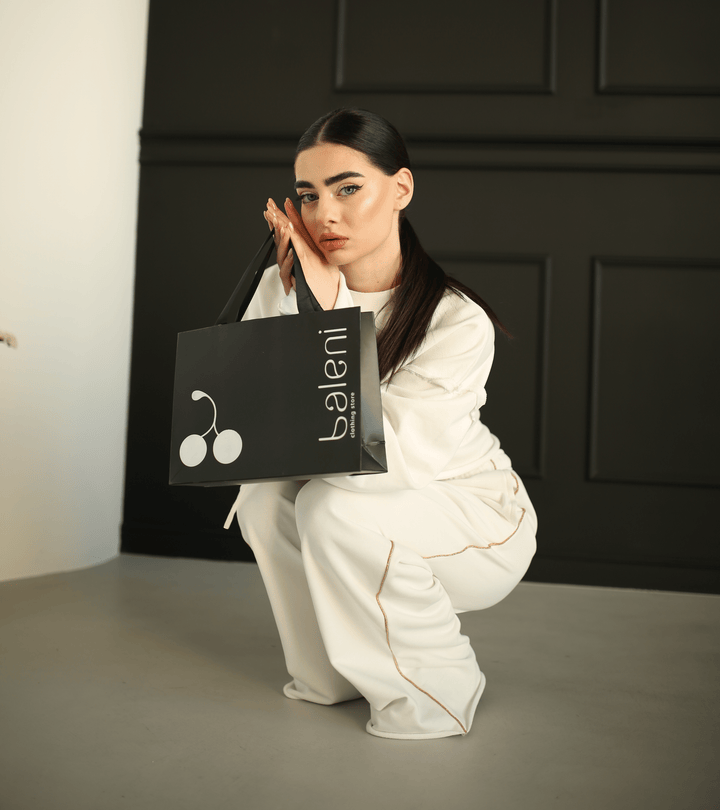 White three-piece tracksuit made in Armenia